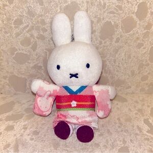 Miffy Sakura Kitchen Kimono Plush Keychain Japan Arashiyama Limited Edition